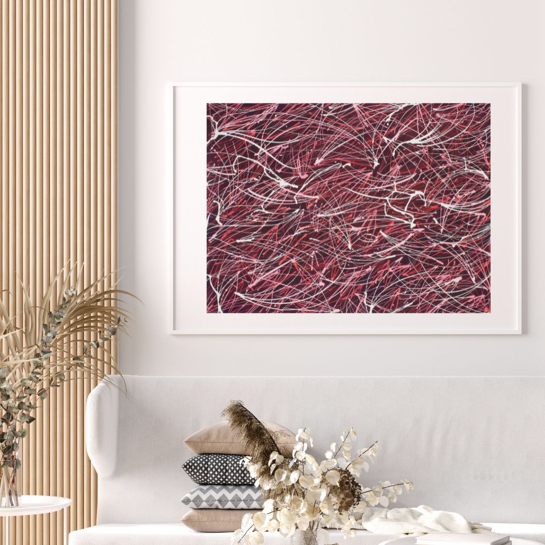 Catharsis 5, 22x30in, watercolor, unframed, 2024