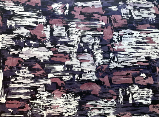 Depression 1, 22x30in, watercolor, unframed, 2020