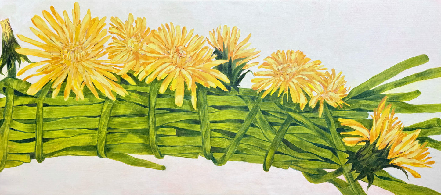 Friendship, 24x54in, acrylic, 2025