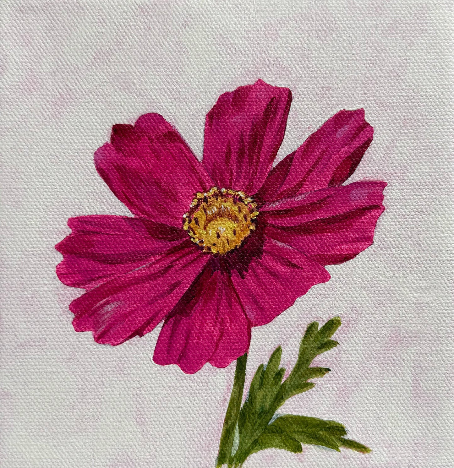 Manicure, 6x6in, acrylic, 2025