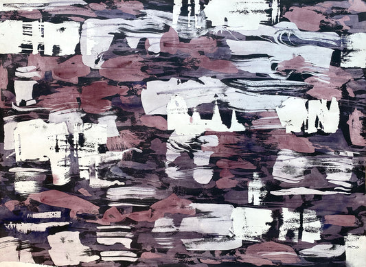 Depression 2, 22x30in, watercolor, unframed, 2020