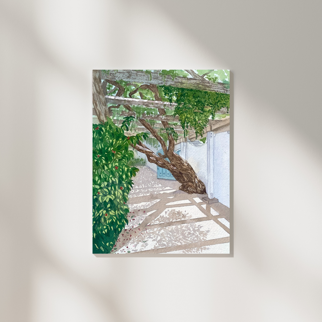 Tea Tree, 17x13in, watercolor, unframed, 2020